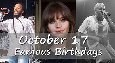 October 17 Birthdays by Profession