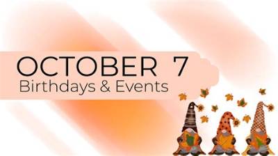 October 7 Birthdays by Profession