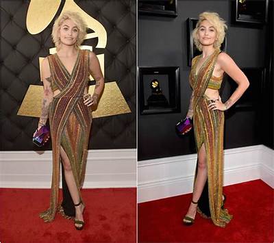 Paris Jackson in Balmain at the Grammys: Why Was She There or Good Job?