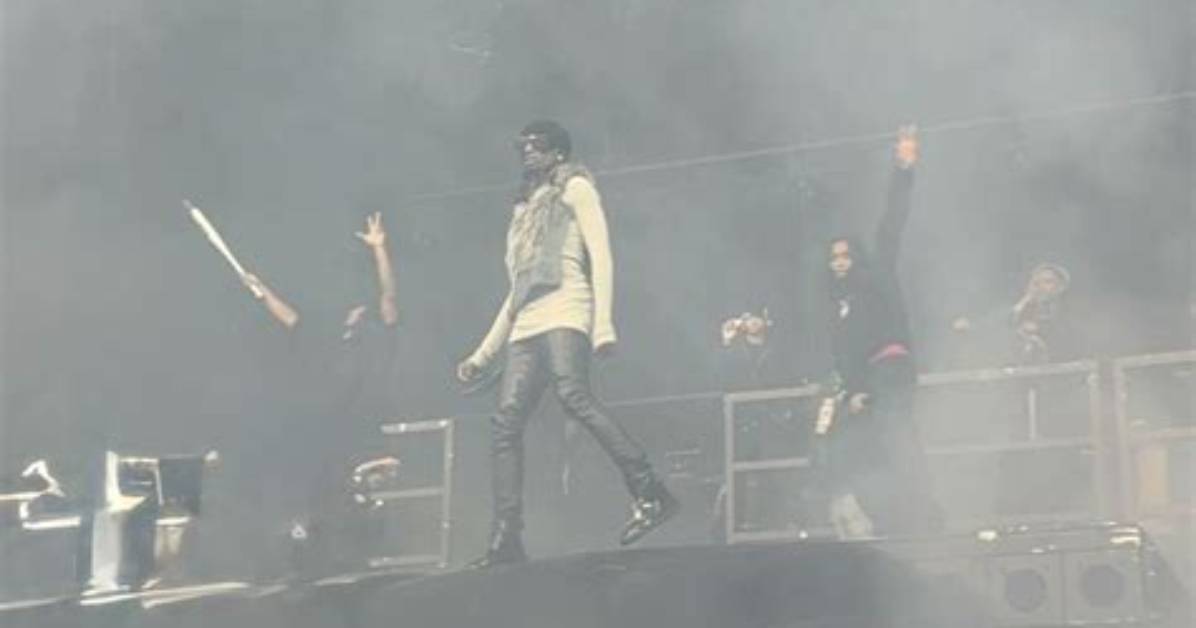Playboi Carti Stumbles off the Stage at a Wireless Live Performance Due to Excessive Rage.