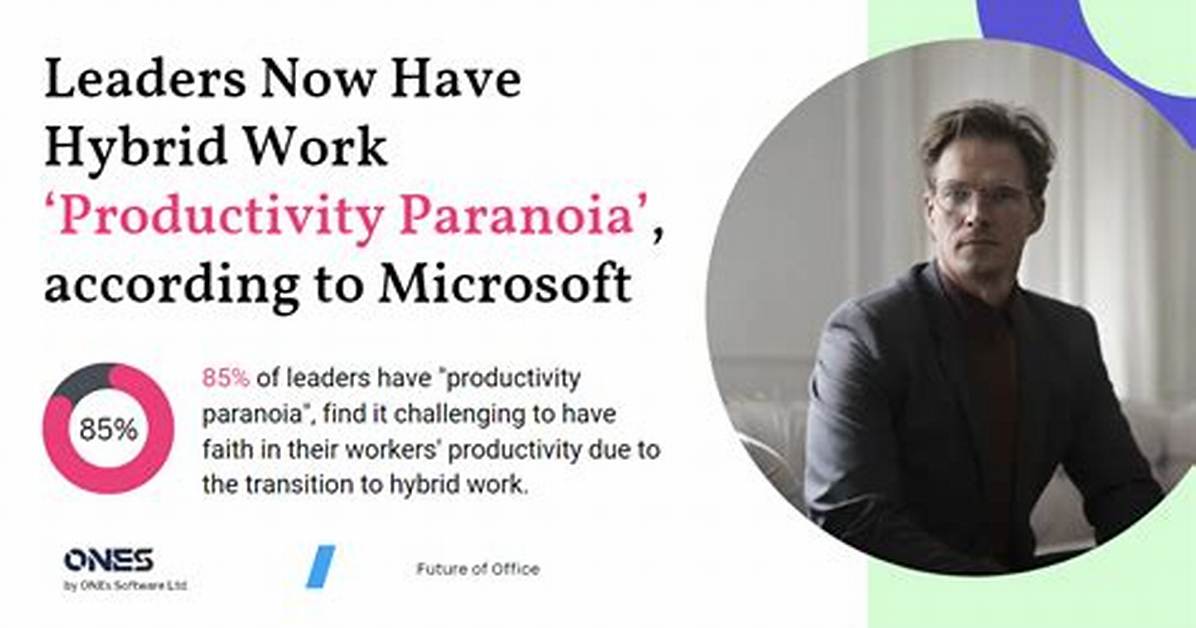 Productivity Paranoia Making Hybrid Work Unsustainable: Microsoft