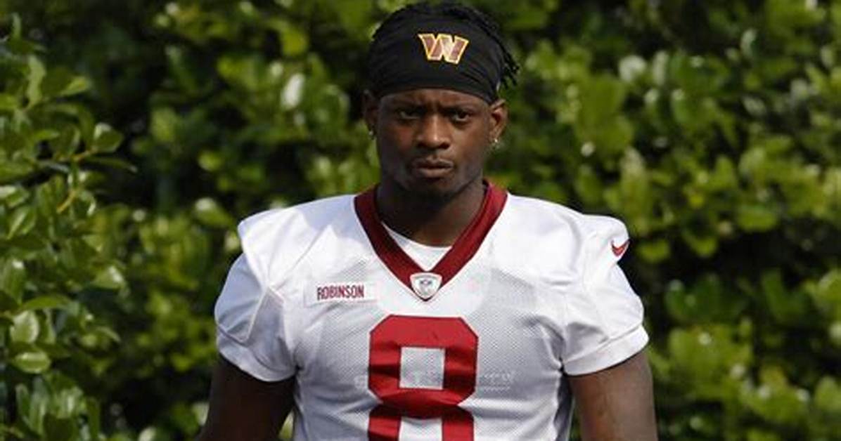 Rb Brian Robinson Is in the Hospital with Non-Life-Threatening Injuries After Being Shot
