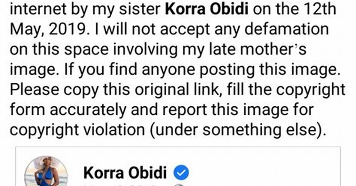 Reactions as Korra Obidi Shares New Post on Facebook