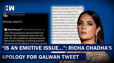 Richa Chadha News: “Galwan Says Hi” Controversy with a Reaction to an Indian Army Twitter Statement