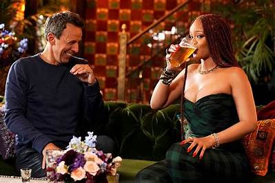 “Rihanna & Seth Meyers’ Day-Drinking Video Is Incredibly Funny” Links