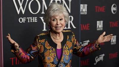 Rita Moreno on Trump: ‘I Am Not About to Vote for Someone Who Has 91 Indictments’