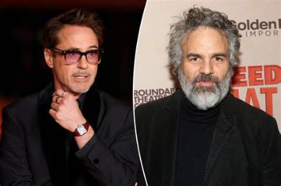 Robert Downey Jr 'Gushed' over Mark Ruffalo's Body After He Took His Shirt Off