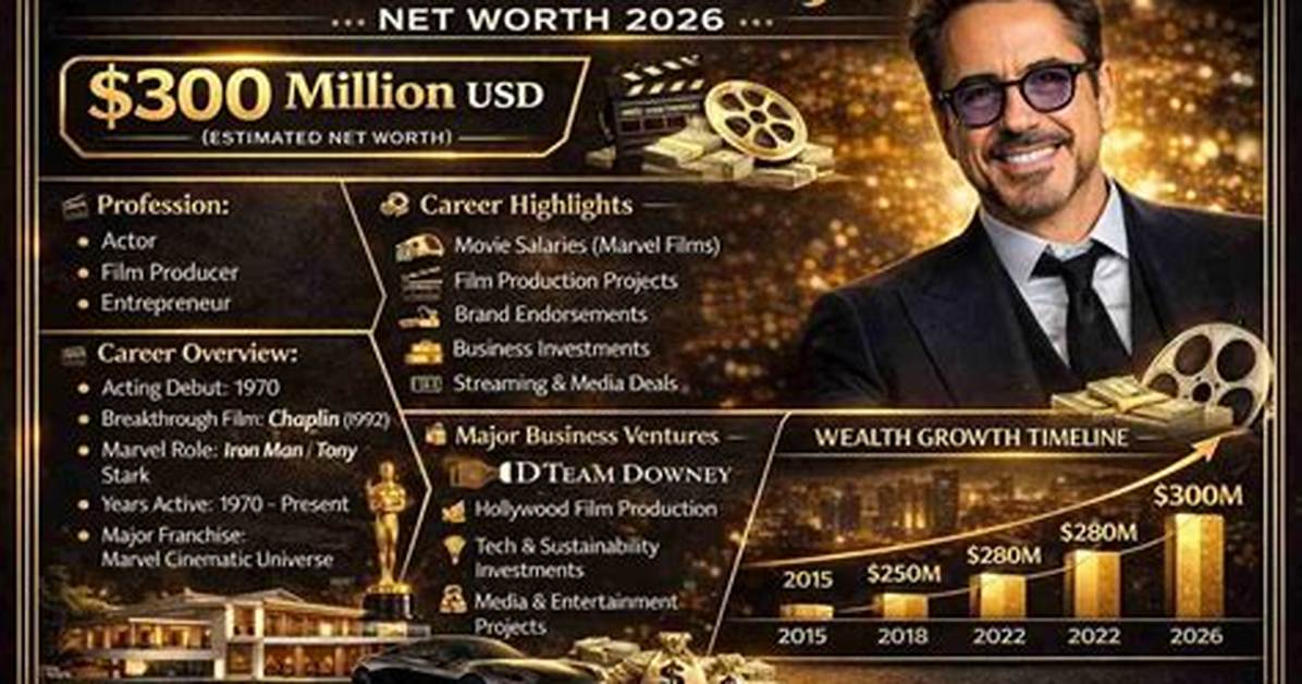 Robert Downey, Jr. Net Worth - Wiki, Age, Weight and Height, Relationships, Family, and More