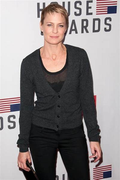 Robin Wright Shows off Her Super-Short Pixie Cut: Really Cute or Not So Much?