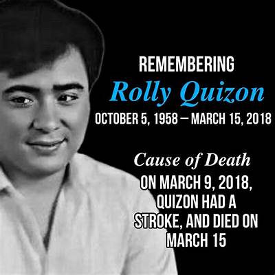 Rolly Quizon Cause of Death