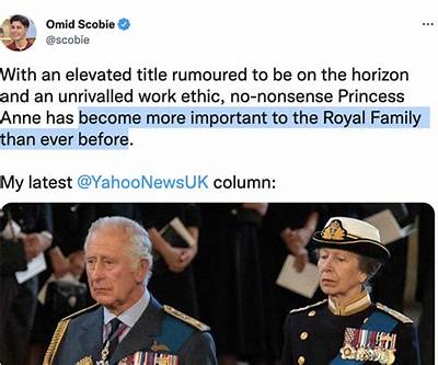 Scobie: Rumors Abound That Princess Anne Will Get a ‘New, Elevated Title’