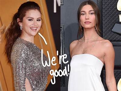 Selena Gomez & Hailey Bieber Posed Together at the Academy Museum Gala