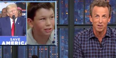 Seth Meyers Highlights Creepy Twist in Trump’s ‘Windmill Obsession’