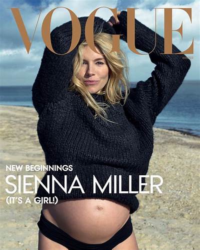 Sienna Miller Is Pregnant with Her Second Child and Debuts Baby Bump on Beach!