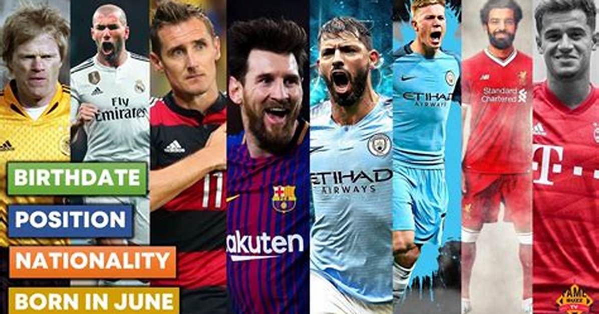 Soccer Players Born June 9