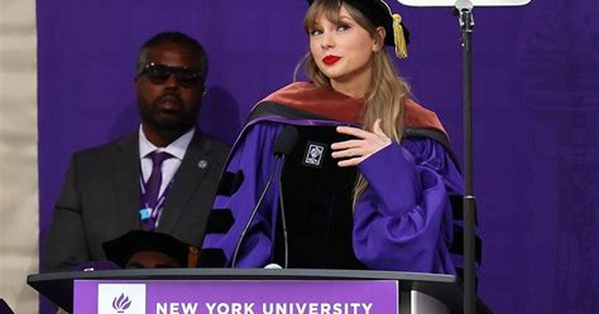 Taylor Swift Received Honorary Doctorate from Nyu! Highlights on Her Lessons