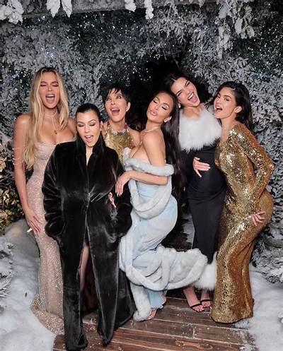 The Kardashian-Jenner Christmas Party Photos Are a Photoshopped Mess