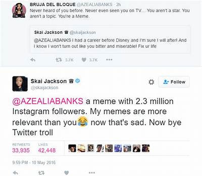 The One Tweet That Made Skai Jackson Own Azelia Banks