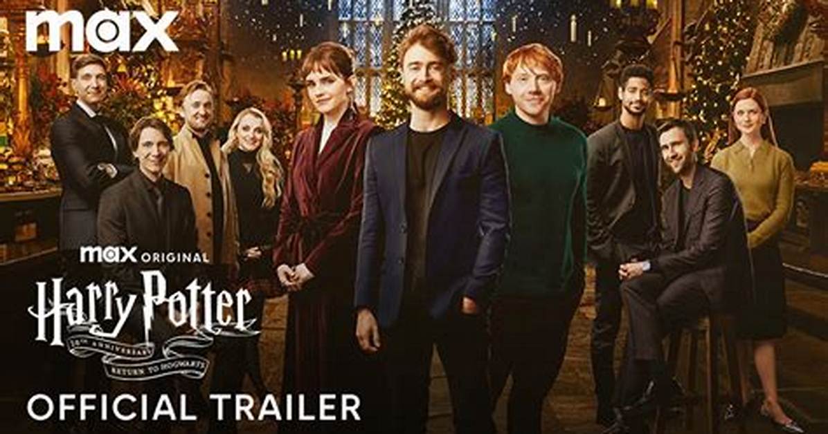 The Trailer for the Harry Potter 20Th Anniversary Reunion: We’re Family