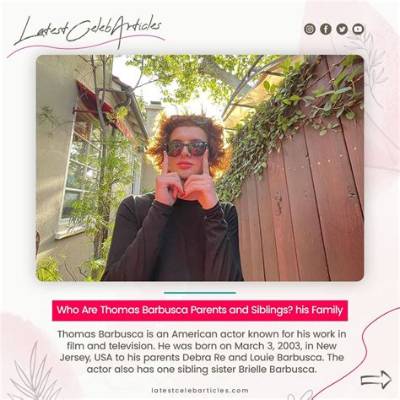 Thomas Barbusca Sister and Parents Make a Perfect Family of Four