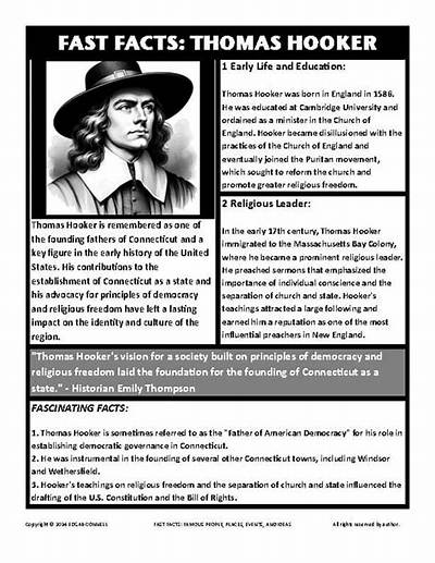 Thomas Hooker - Trivia, Family, Bio