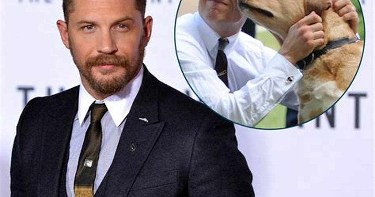 Tom Hardy & His Rescue Dog Woodstock Star in a Peta ‘Adoption Is Love’ Ad