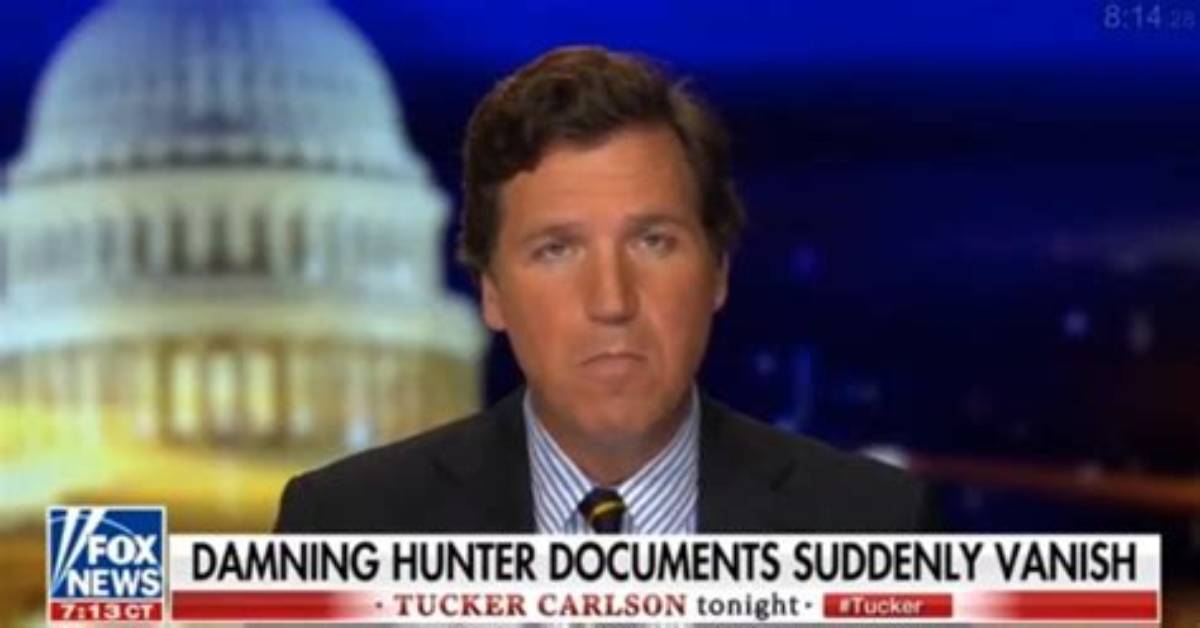 Tucker Carlson: My Explosive Hunter Biden Documents Were Lost in the Mail