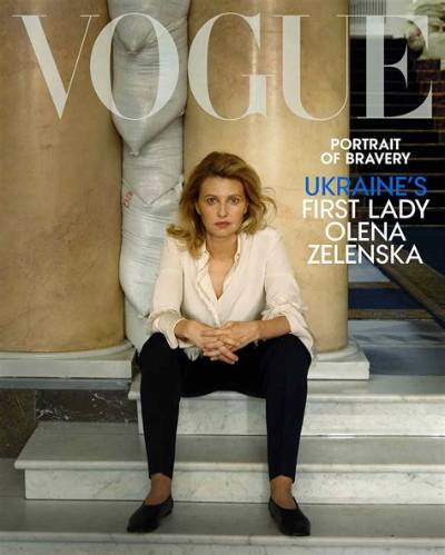 Ukraine’s First Lady Olena Zelenska Covers Vogue: ‘We’re Looking Forward to Victory’