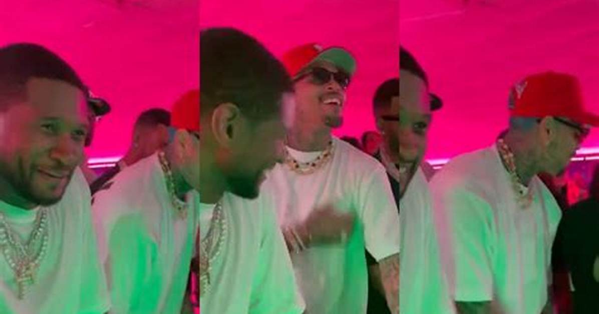 Usher and Chris Brown Fight at Birthday Party in Las Vegas: Report