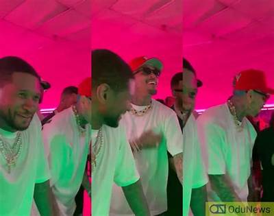 Usher and Chris Brown Fight at Birthday Party in Las Vegas: Report
