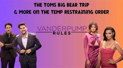 'Vanderpump Rules' Restraining Order Causes Conflict for Reunion Filming