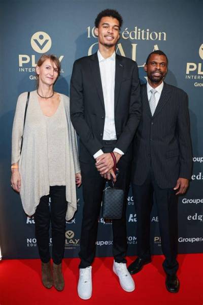 Victor Wembanyama Parents Height in Feet