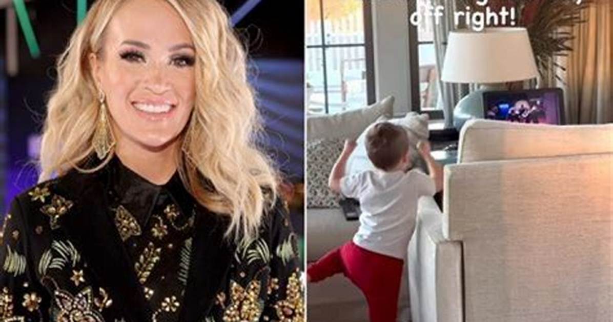 Watch Carrie Underwood’s Son, 3, Adorably Crush a Tae Bo Workout After Finding Her Dvds