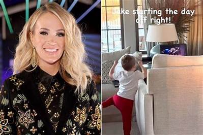 Watch Carrie Underwood’s Son, 3, Adorably Crush a Tae Bo Workout After Finding Her Dvds