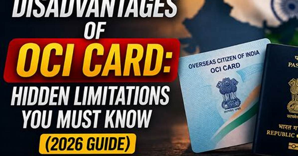 What Are the Disadvantages of Oci Card?