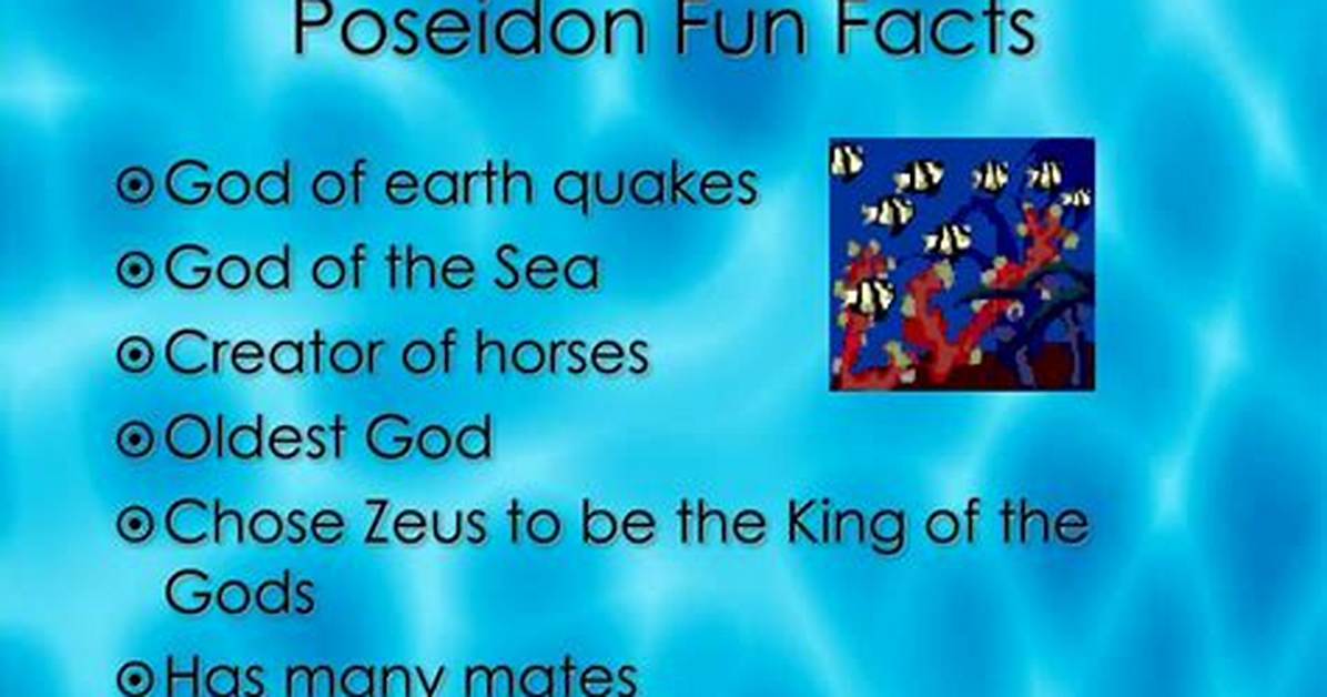 What Are Three Facts About Poseidon?
