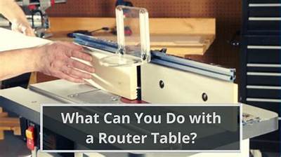 What Can You Do with Router Table?