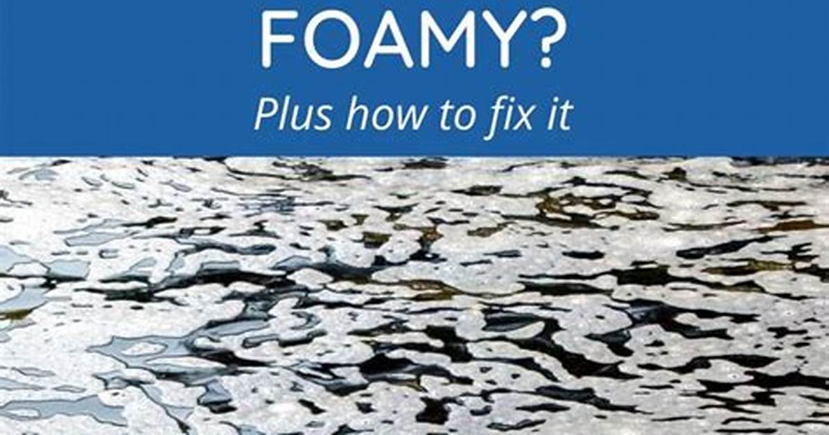 What Causes Pond Water to Foam?