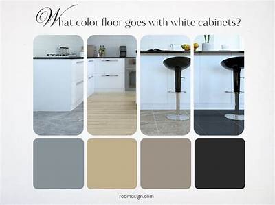 What Color Floor Goes with White Kitchen Cabinets?