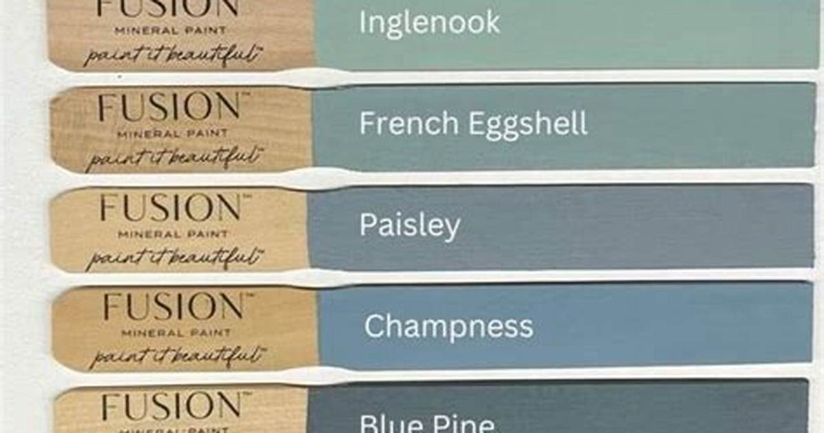What Colors Does Fusion Paint Come in?
