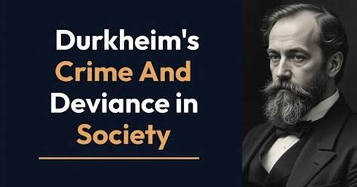 What Did Durkheim Say About Deviance?