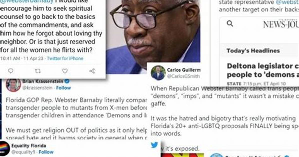 What Did Webster Barnaby Say About Trans People? Transphobic Rant Sparks Outrage Online