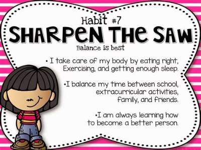 What Does Habit 7 Sharpen the Saw Mean?