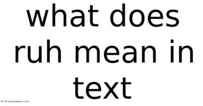 What Does Rtn Mean in a Text Message?