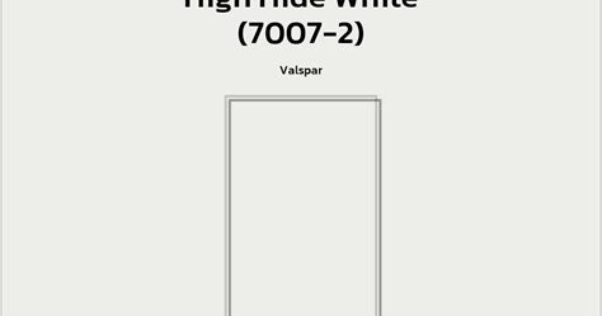 What Is High Hide White Paint?