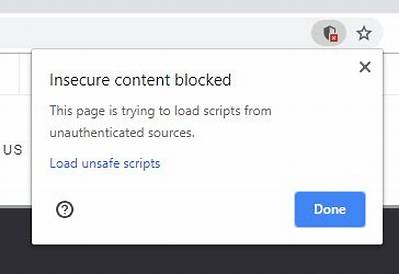 What Is Insecure Content Blocked?