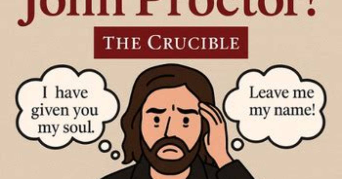 What Is John Proctor’s Main Conflict?