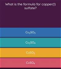 What Is the Correct Formula for Copper Ii Permanganate?