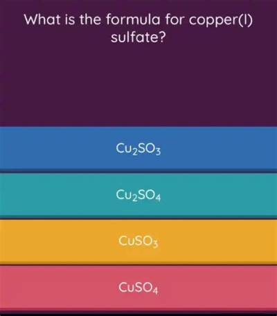 What Is the Correct Formula for Copper Ii Permanganate?