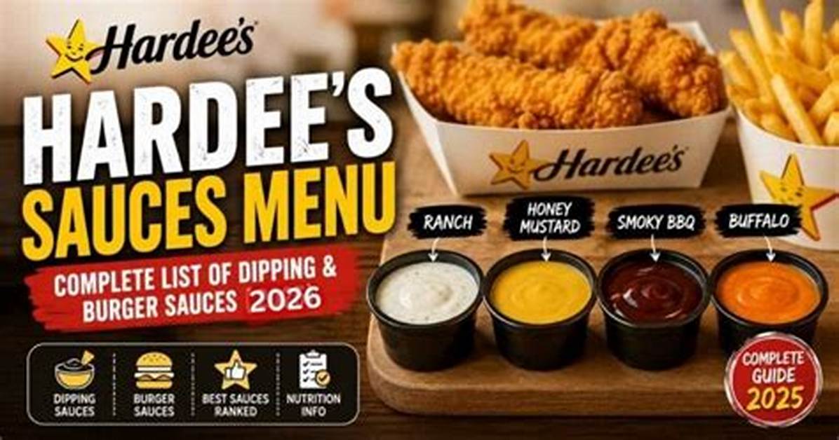 What Sauces Does Hardee’s Have?